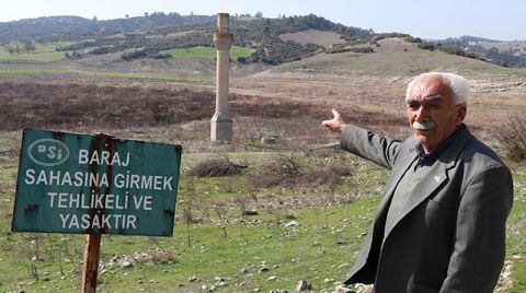 Baraj Suyu Çekildi, Minare Ortaya Çıktı