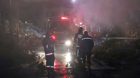 Sakarya'da Fabrika Yangını