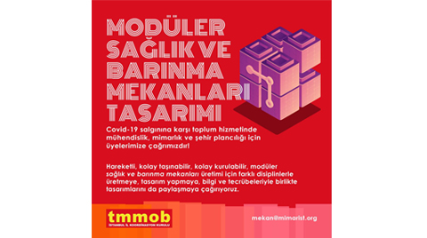 TMMOB İstanbul İl Koordinasyon Kurulu'ndan Çağrı