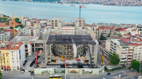 Yeni AKM'nin Kaba İnşaatı Tamamlandı