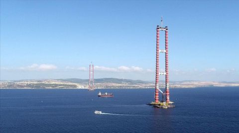 Çanakkale Köprüsü'nde Geçici Halat Çalışması Başlıyor