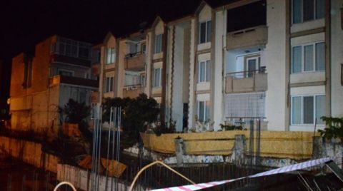 Otel İnşaatında İstinat Duvarı Çöktü