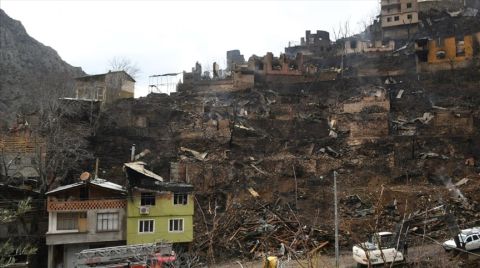 Yusufeli'nde Yanan Evler 6 Ay İçinde Yenilenecek