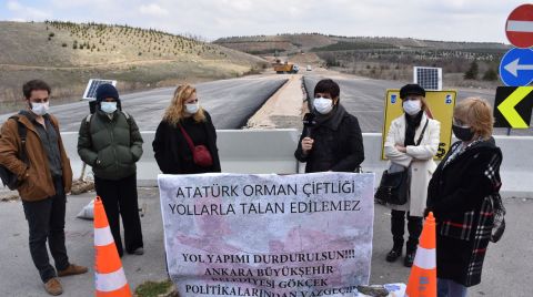 “Atatürk Orman Çiftliği Yollarla Talan Edilemez”