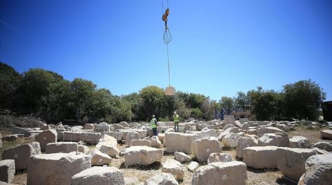 Patara Deniz Feneri, 'Taş Hastanesi'nin Desteğiyle Yükseliyor