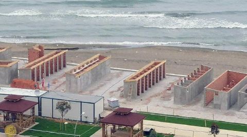 Tepki Çeken Beton Plajla İlgili Açıklama