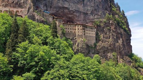 Sümela Manastırı'ndaki Restorasyonun Yüzde 80'i Tamamlandı