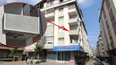 Güngören'de Çatlaklar Oluşan 4 Katlı Bina Boşaltıldı