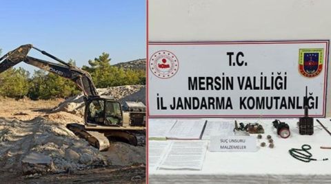 Mersin'de Kaçak Kazı Yapan 7 Kişi Suçüstü Yakalandı