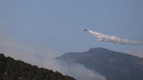 Kazdağları'ndaki Yangın Devam Ediyor