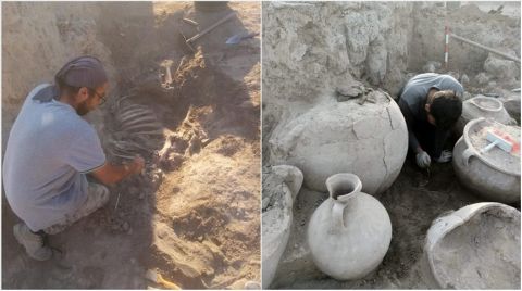 Tatarlı Höyük'te Orta Demir Çağ'a Ait Depolama Alanı Bulundu