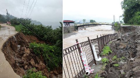 Ordu'da 2 Günde 304 Heyelan Meydana Geldi