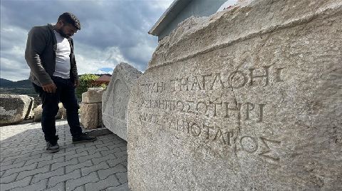 Hadrianaupolis'te 'Asklepios' Varlığına İşaret Eden 1800 Yıllık Yazıt Bulundu