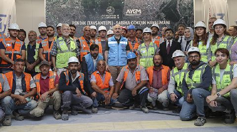 Pendik-Sabiha Gökçen Havalimanı Metro Hattının Test Sürüşleri Başladı