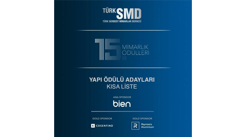 TürkSMD 15. Mimarlık Ödülleri'nde Yapı Dalında Finale Kalan Projeler Belirlendi