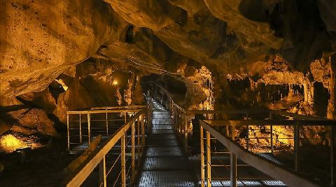 Gölbaşı'ndaki Tulumtaş Mağarası Turizme Kazandırılacak