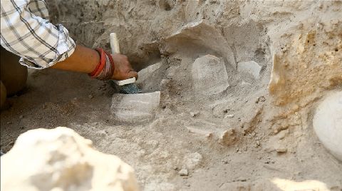 Tatarlı Höyük'te Dokuma Tezgahı Kalıntılarına Ulaşıldı