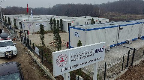 Düzce'de Kurulan Konteyner Kentlere Yerleşilmeye Başlanıyor