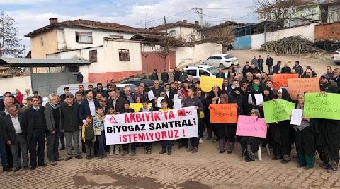 Bursa’da Köylüler, Biyogaz Santraline Karşı Eylem Yaptı