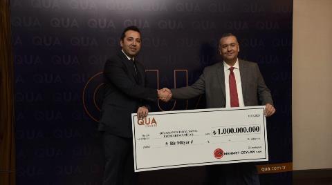 QUA Granite’ten 1 Milyar TL’lik Satış