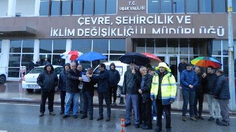 Uşak’ta GES Protestosu