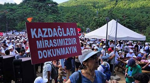 Kazdağları'na Şimdi de Belediye Göz Dikti