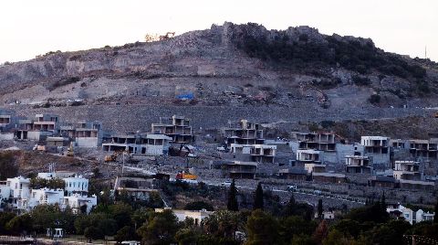 Bodrum’da Yapılaşma için Dağı Parçalıyorlar