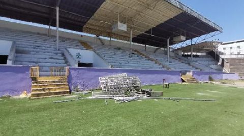 Ordu’da 'Millet Bahçesi' Olacak Stadın Yıkımına Başlandı