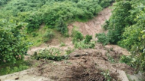 Ordu'da Sağanak Nedeniyle 94 Noktada Heyelan Oldu