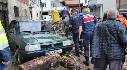 Ordu ve Giresun'da Sel