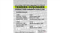 Yeniden Düşünmek: Afet Sonrası Geçici Yaşam Alanlarının İyileştirilmesi Öğrenci Fikir Yarışması Sonuçlandı