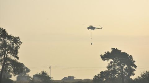 Kemer'deki Orman Yangını 4. Gününde