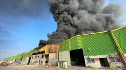 Adana'da Geri Dönüşüm Tesisinde Yangın Çıktı