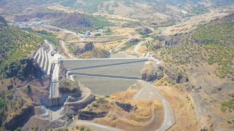 Yoncalı Barajı İnşaatında Metan Gazı Alev Aldı