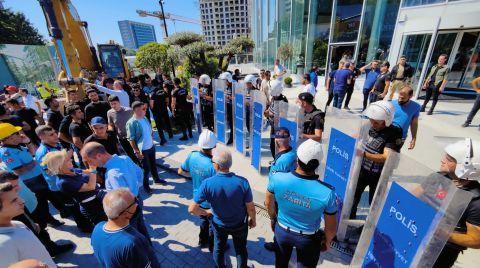 İBB'nin Kaçak Yapı Yıkımına Polis Engeli