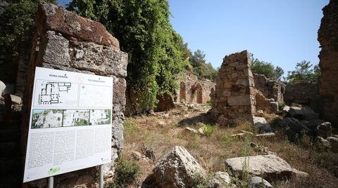 Syedra Antik Kenti'nin Orijinal Gezi Güzergahı Ortaya Çıkarılıyor