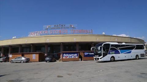 Depremlerde Hasar Alan Antakya Otobüs Terminali Onarıldı