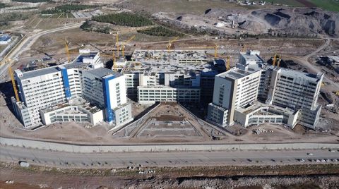 Şanlıurfa Şehir Hastanesi İnşaatının Yüzde 54'ü Tamamlandı