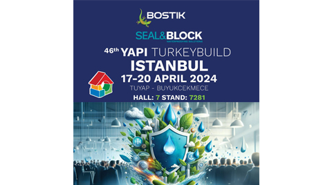 Bostik Türkiye SEAL BLOCK Serisinin Lansmanını Yapı Fuarı’nda Yapacak
