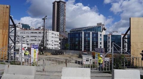 Şişli'nin Kanal İstanbul'una Beton Bariyer Konuldu