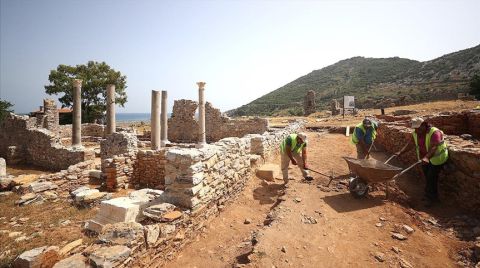 Anemurium Antik Kenti'nde Kazı ve Restorasyon Sürüyor
