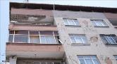 Balkonunun Sıvaları Dökülen Bina Tedbiren Boşaltıldı