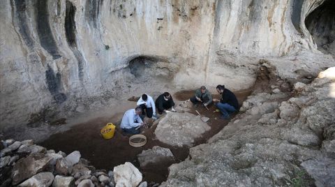 Mardin'deki Uluköy Mağarası'nda Yaklaşık 350 Bin Yıllık Buluntulara Ulaşıldı