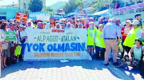 Eskişehir’de Maden Protestosu