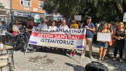 Samandağ Halkı Beton Santralini İstemiyor