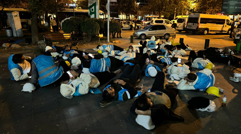 Açlık Grevindeki Madencilere Gözaltı