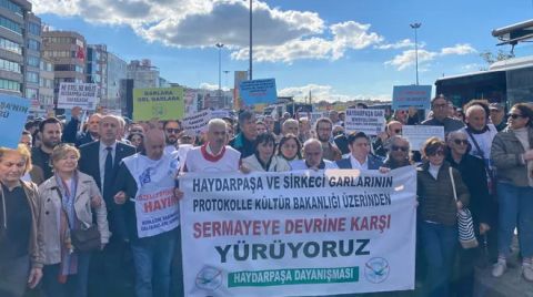 Haydarpaşa ve Sirkeci Garları için Eylem