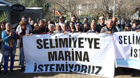 Selimiye Koyu’na Yapılacak Marina’nın Halkın Katılımı Toplantısı Yaptırılmadı