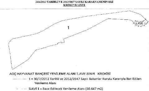 Ankara Yenimahalle Atatürk Orman Çiftliğine İlave Edilecek
