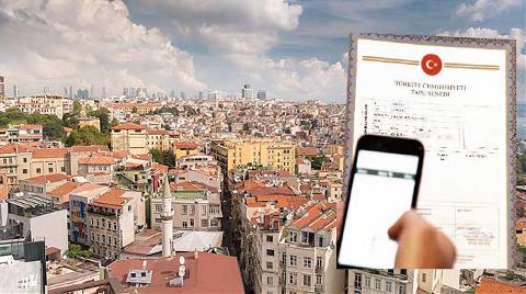 QR Kodlu 200 Bin Yeni Tapu Verildi